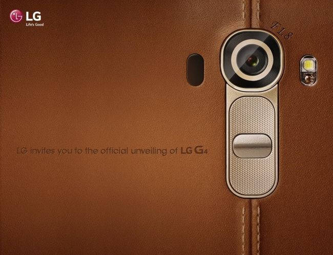 Fotografía - [Mise à jour: Cuir Retour Image] LG Messages officiel G4 Teaser Trailer Soulignant F1.8 caméra, confirme téléphone sera dévoilé 28e Avril